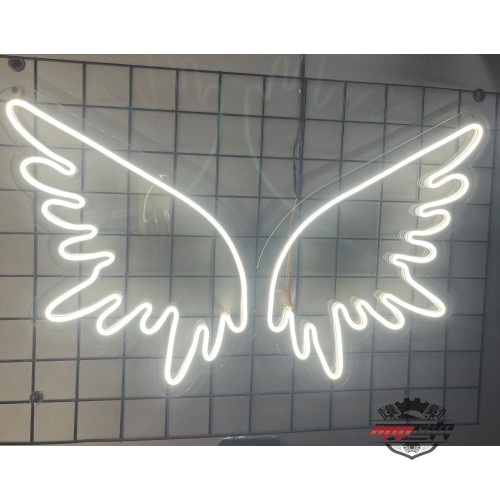 Melek Kanadı Dekoratif Neon Led Tablo, Neon Duvar Tabela